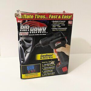 Air Hawk Pro Automatic Cordless Tire Inflator Portable Air Compressor